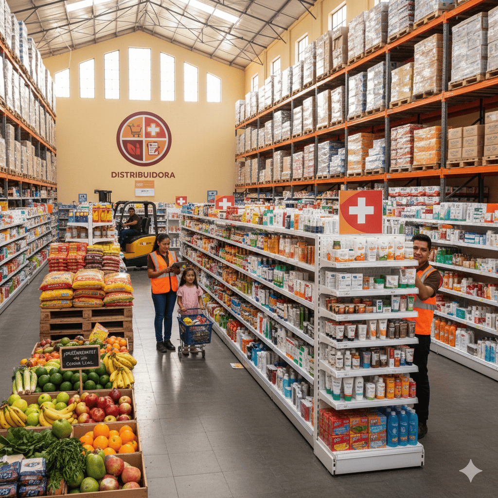 pasillos de abarrotes